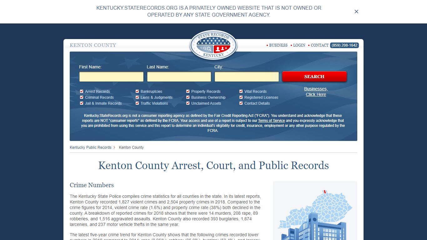 Kenton County Arrest, Court, and Public Records