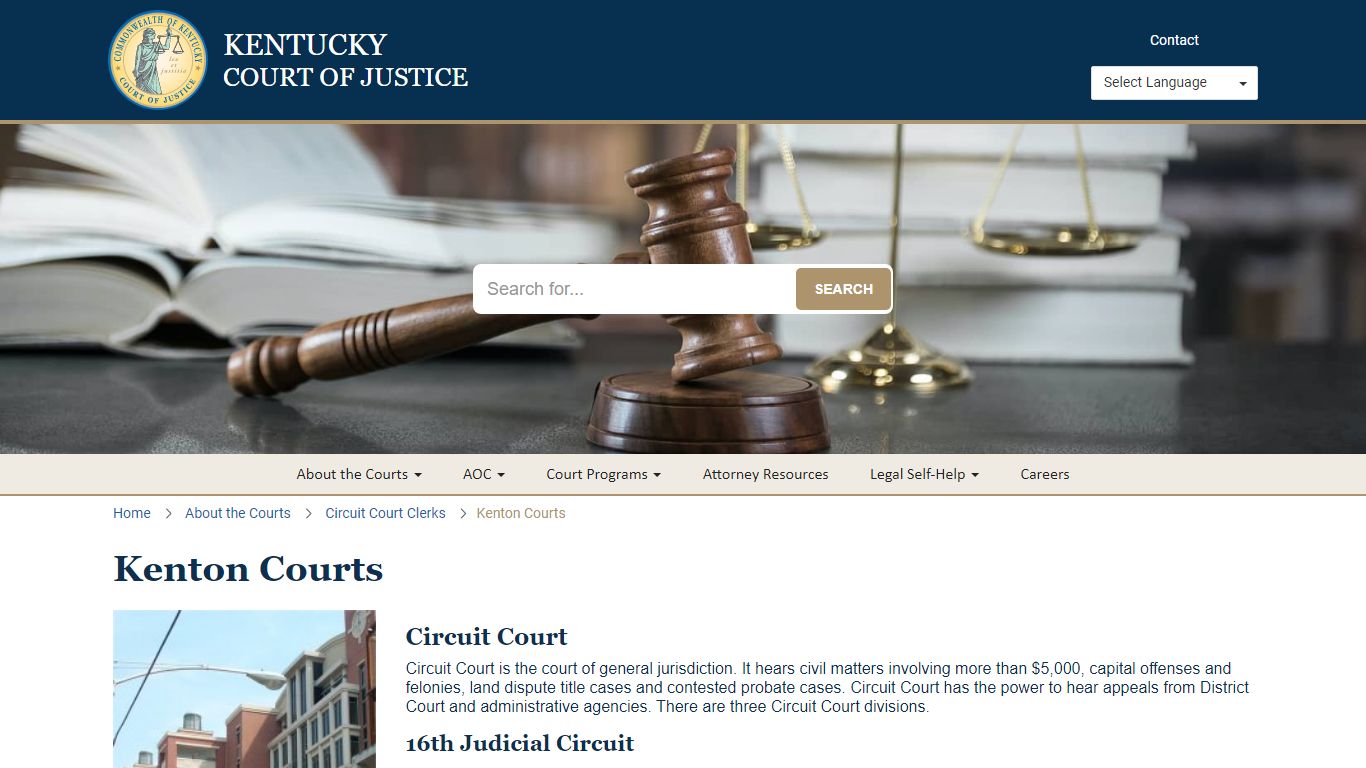 Kenton Courts - Kentucky Court of Justice
